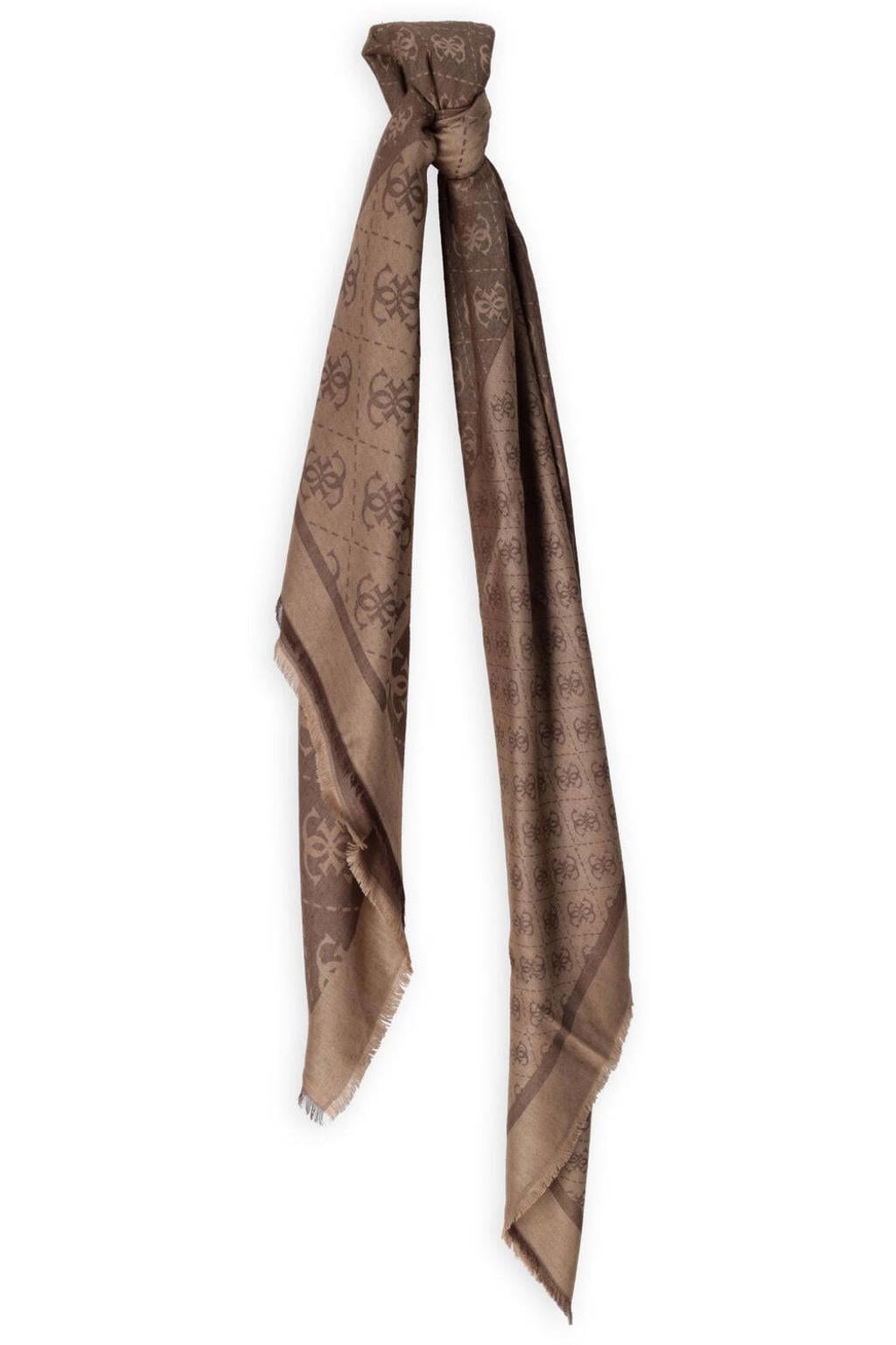 GUESS Sjaals Lindsey Jcqud Kefiah 120x120 Taupe - One size