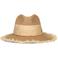 GUESS Hoeden Ofelia Raffia Fedora Zand