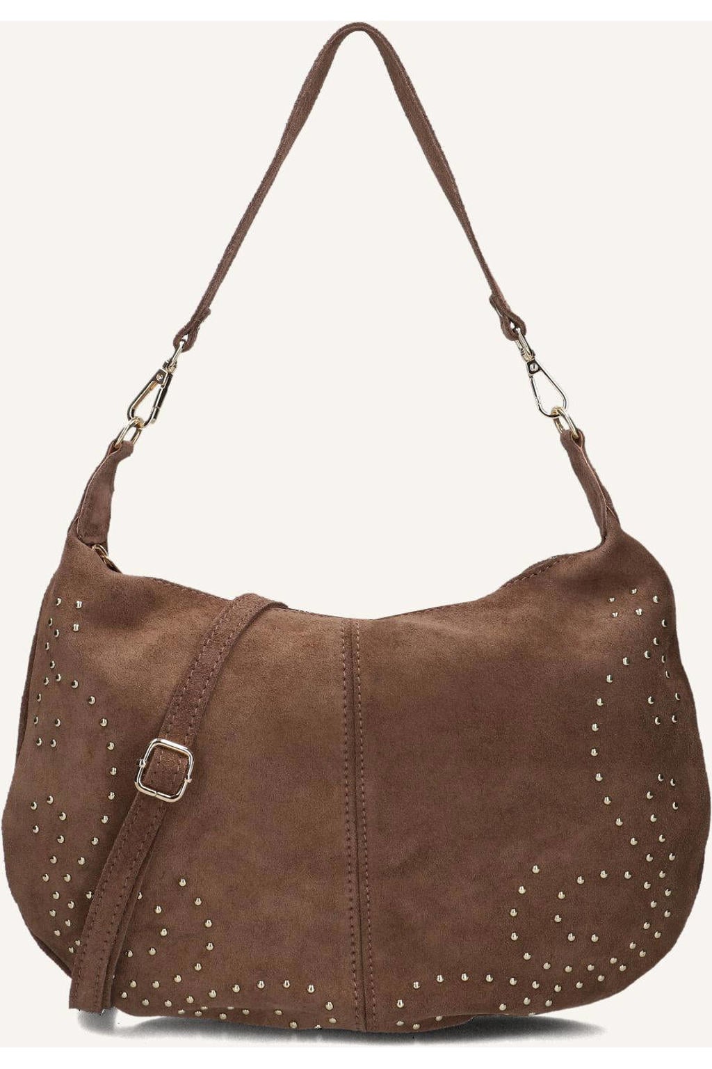 Notre-V Schoudertassen Kirby Suede Bruin