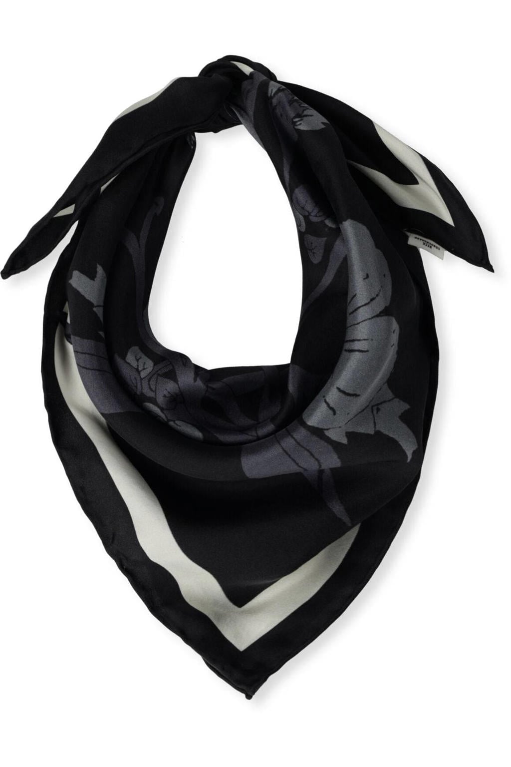BECKSÖNDERGAARD Sjaals Magna Flower Sia Scarf Zwart - One size