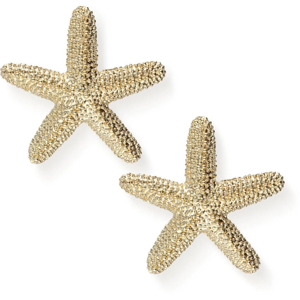 Notre-V Sieraden Earring Sea Star Goudkleurig - One size