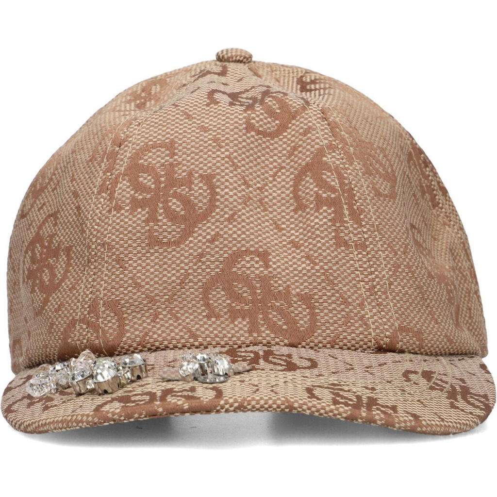 GUESS Petten Audrey Logo Jacq Basebal Cap Beige - One size