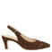 Gabor suède slingback pumps met hak - bruin