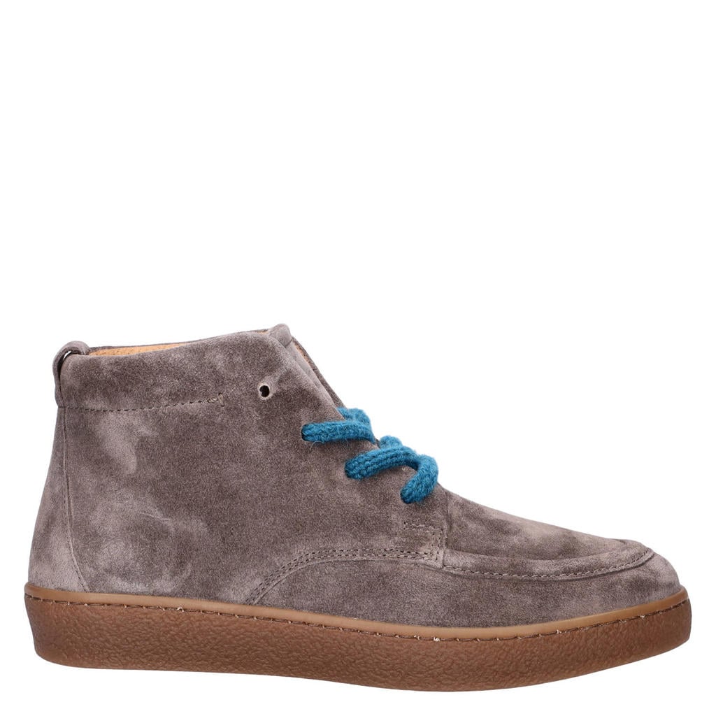 Taupe dames Gabor suède veterboots -