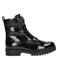 Gabor lakleren veterboots met profielzool - zwart