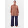 YOEK tuniek Plus Size - donkerbruin