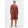 YOEK jurk Plus Size - bruin