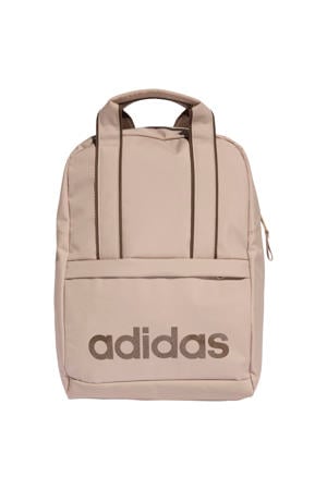 Essential rugzak met logo - roze/bruin