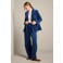 LOLALIZA corduroy wide leg broek - donkerblauw