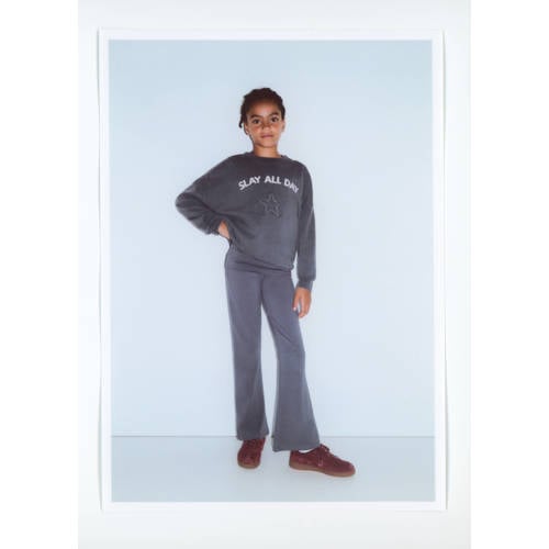 Mango Kids suède sneakers bordeaux