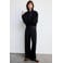 Mango straight leg broek - donkerblauw