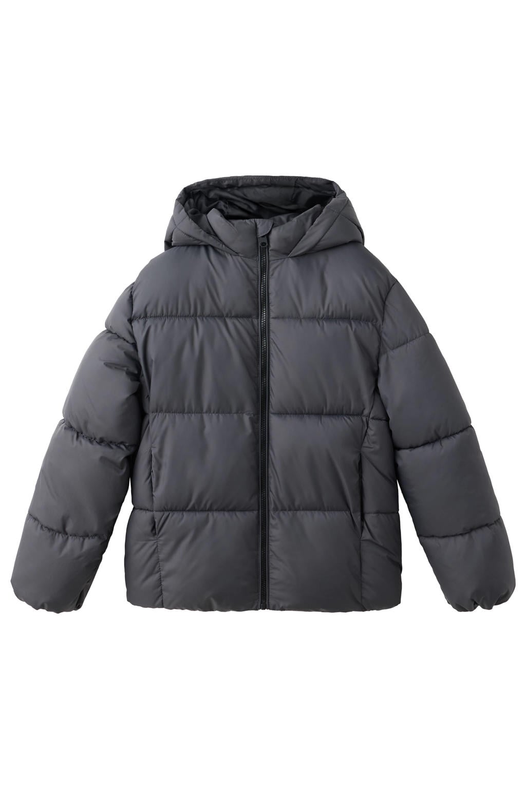 Mango Kids winterjas - antraciet