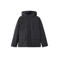 Mango Kids winterparka met imitatiebontkraag - zwart