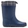 Mango Kids geruite regenlaarzen - marineblauw