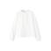 Mango Kids rechtvallende blouse met borduursels - wit