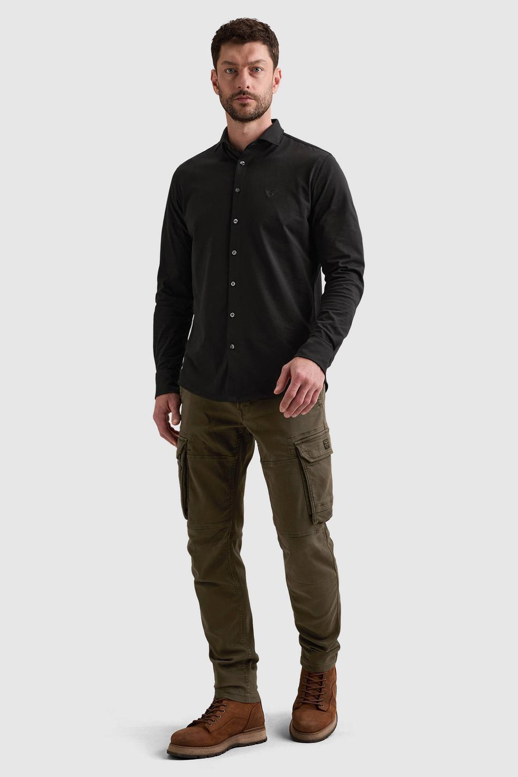 PME Legend regular fit overhemd - zwart