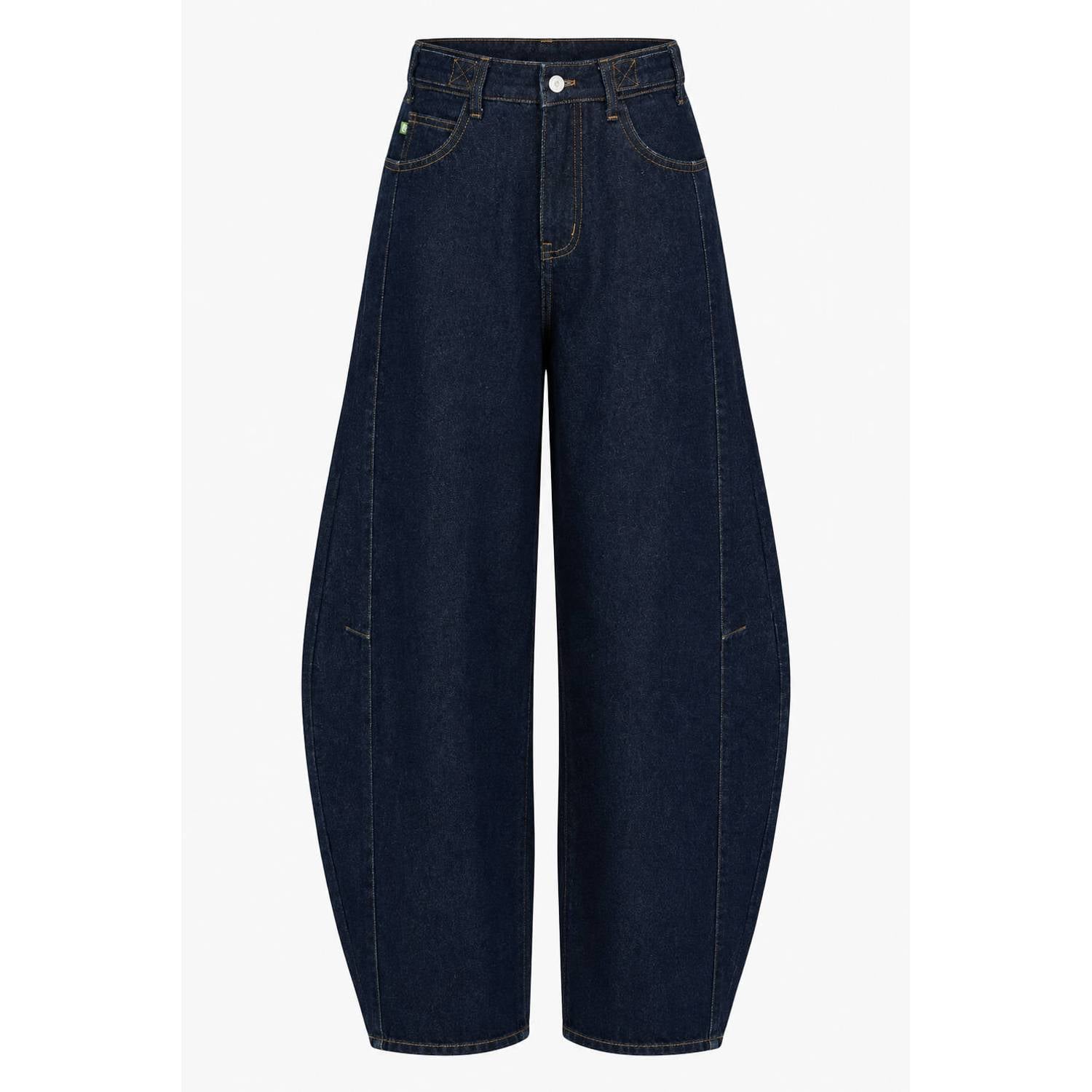 FRNCH barrel jeans dark blue denim