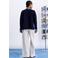 FRNCH wollen top - donkerblauw