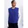 FRNCH wollen gebreid vest - blauw