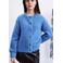 FRNCH wollen gebreid vest - blauw