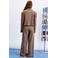 FRNCH cropped blazer met krijtstreep - bruin