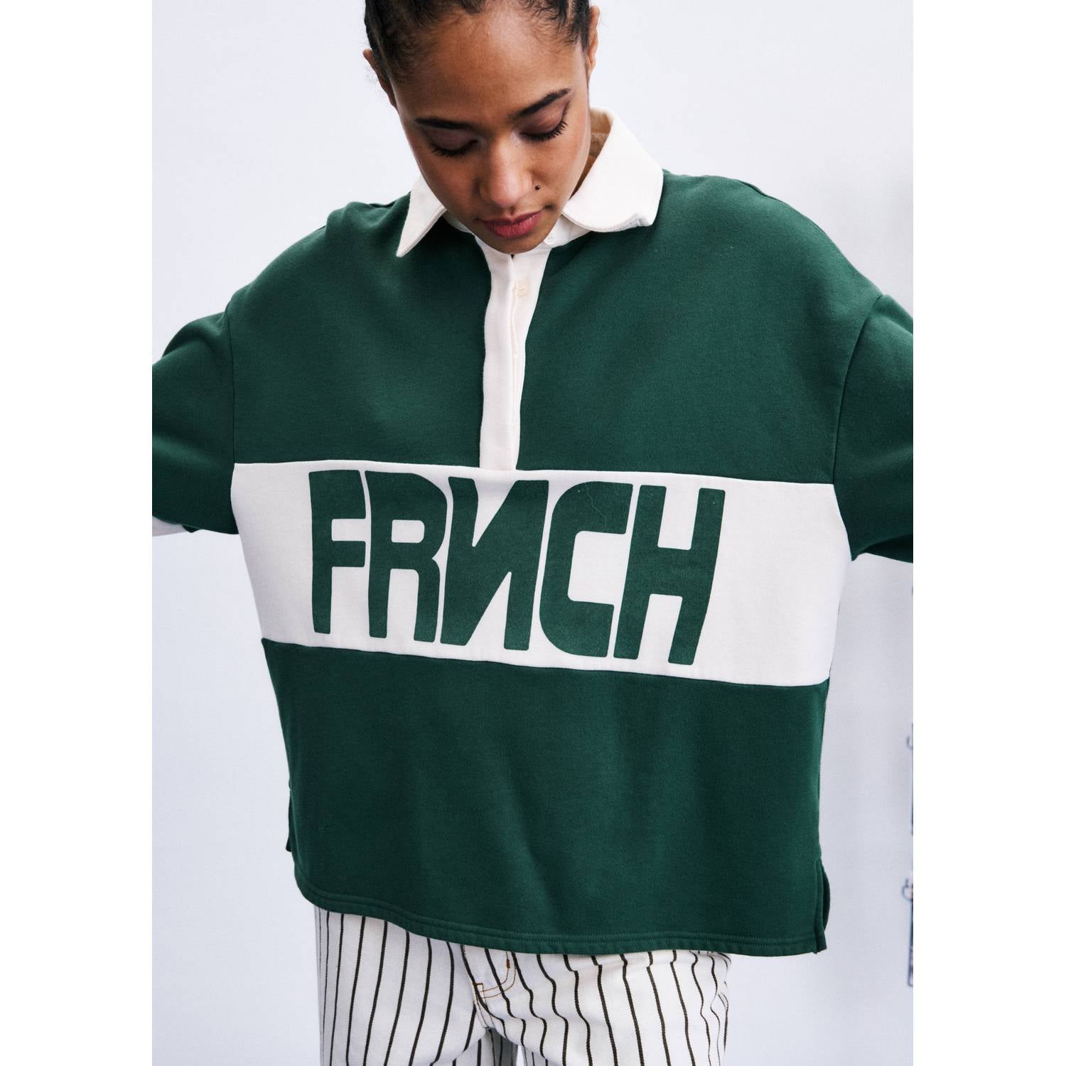 FRNCH top met logo groen