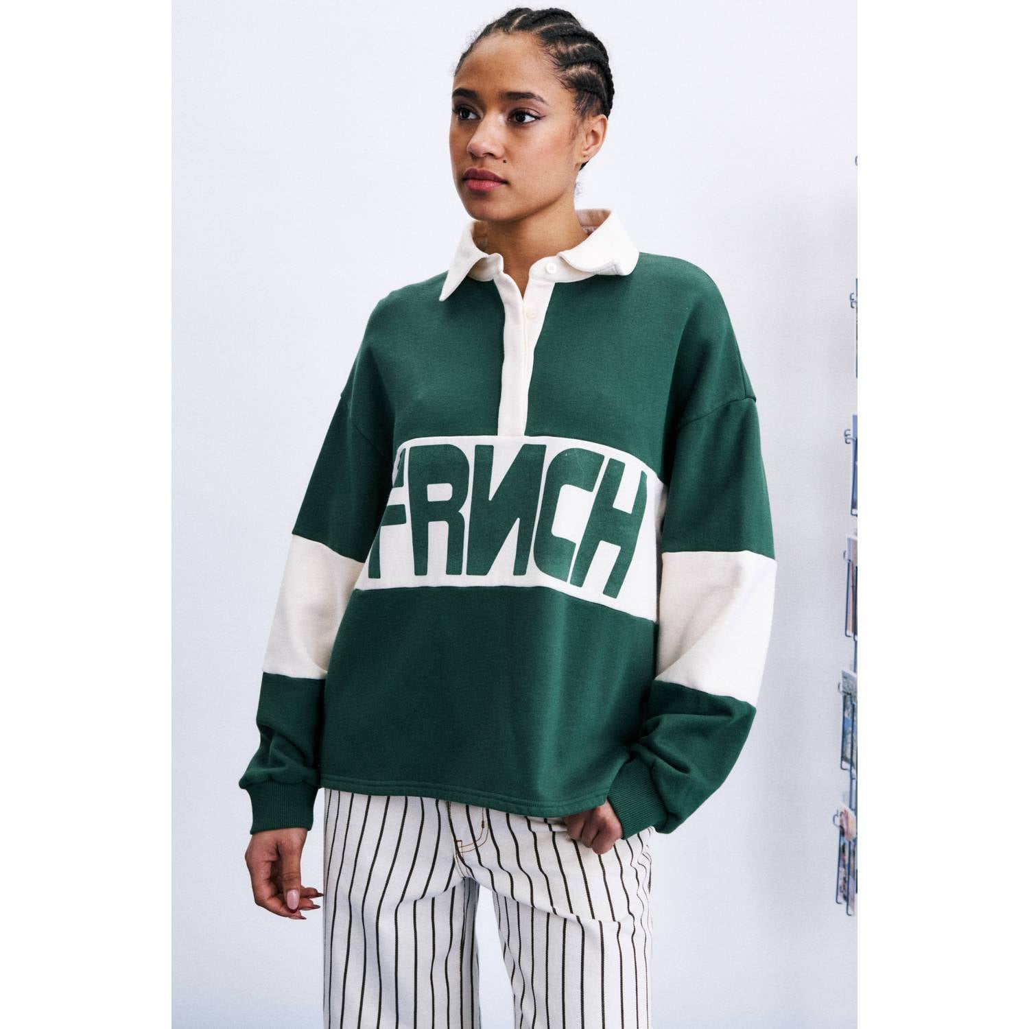 FRNCH top met logo groen