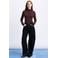 FRNCH wide leg jeans - donkerblauw denim