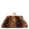 Manfield clutch met bambi print bruin