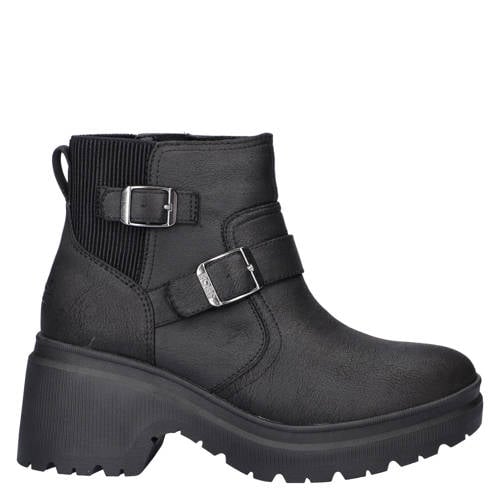 Bobs chunky enkelboots zwart
