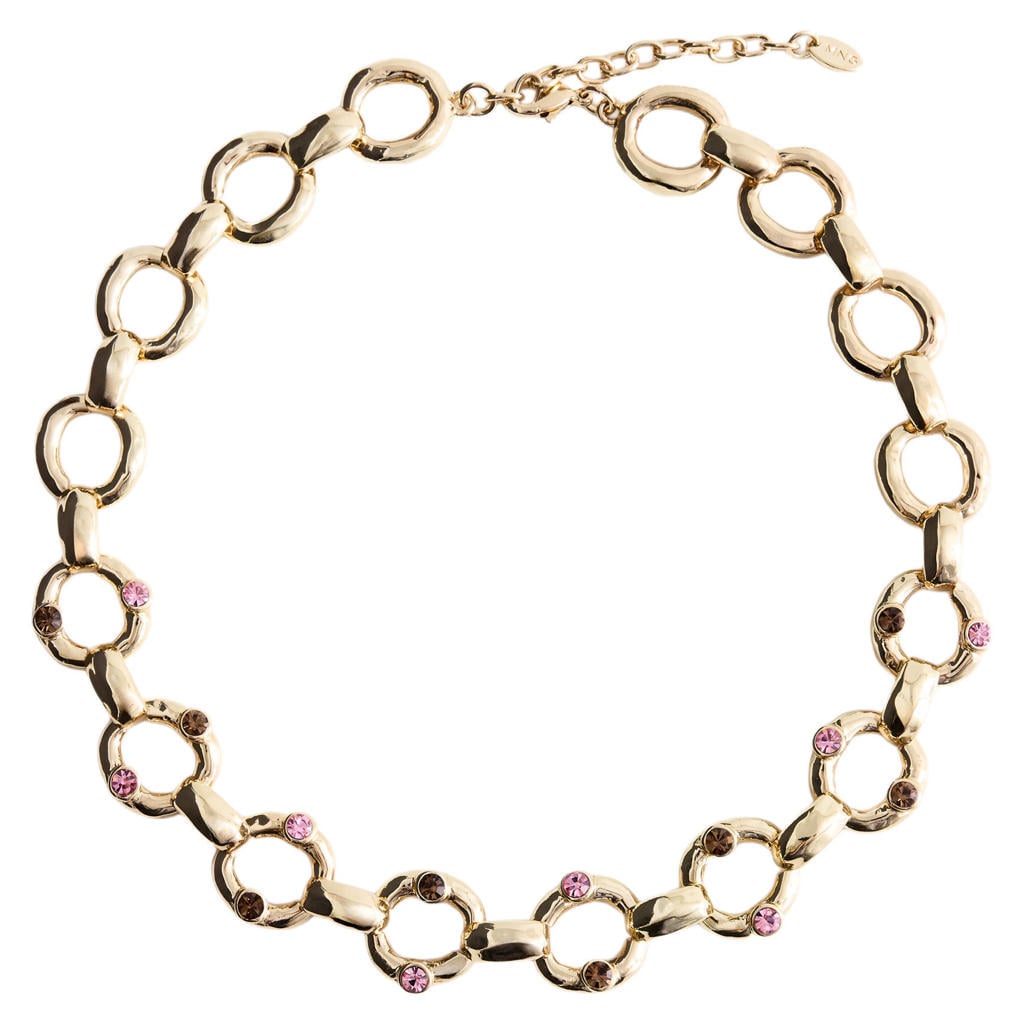 Mango schakelketting goudkleurig