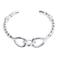 Mango choker zilverkleurig