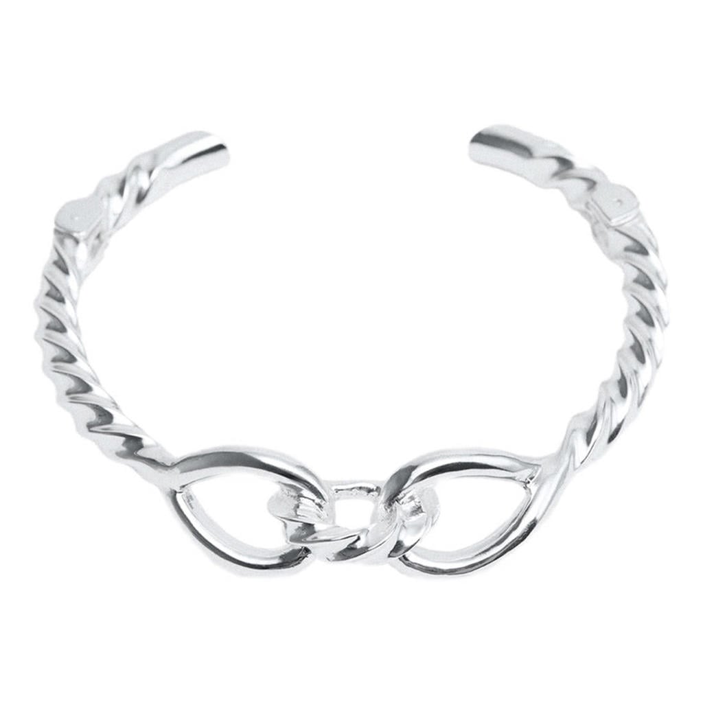 Mango choker zilverkleurig