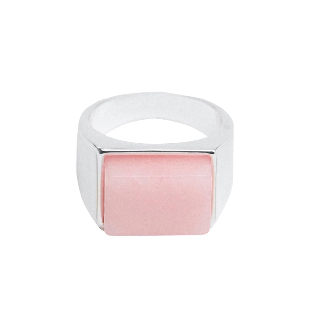 Mango ring zilverkleurig