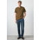 Mango Man slim fit T-shirt - middenbruin