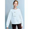 Mango Kids sweater met tekst - ecru
