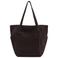 Mango suede shopper donkerbruin