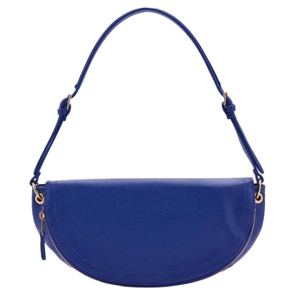 Mango crossbody tas kobaltblauw