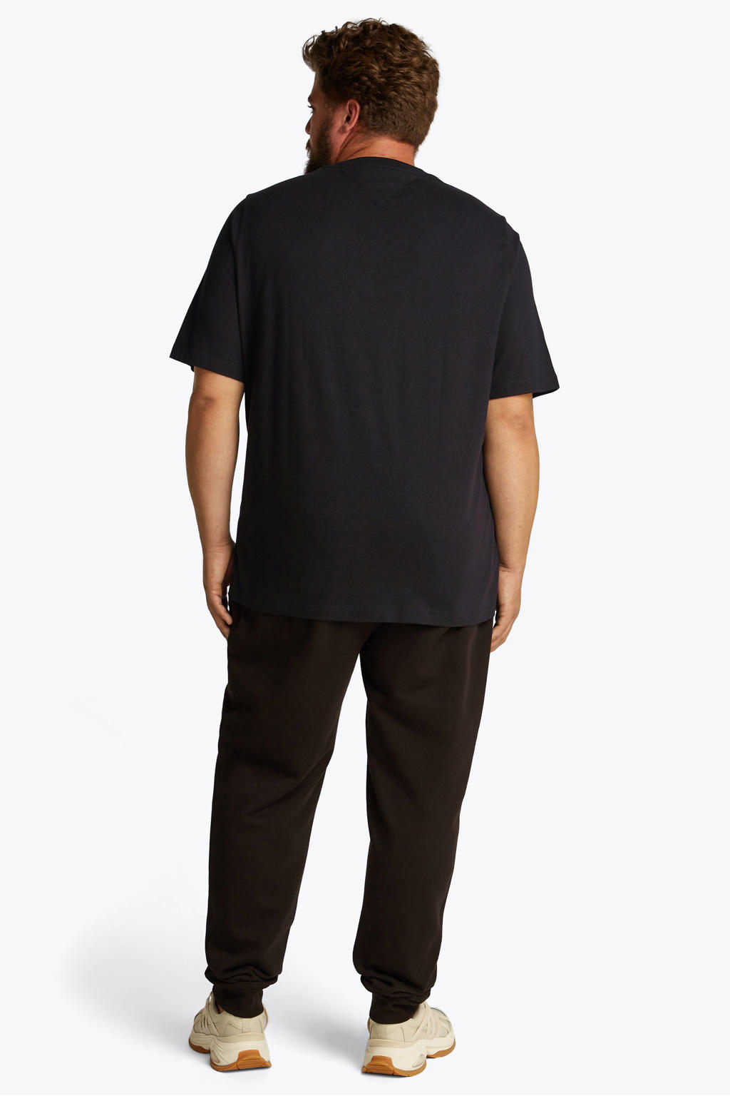 Tommy Hilfiger Big & Tall Plus Size regular fit T-shirt - zwart