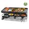 Emerio  Raclette Grill - grilloppervlak: 37 x 23 cm – 2 lagen