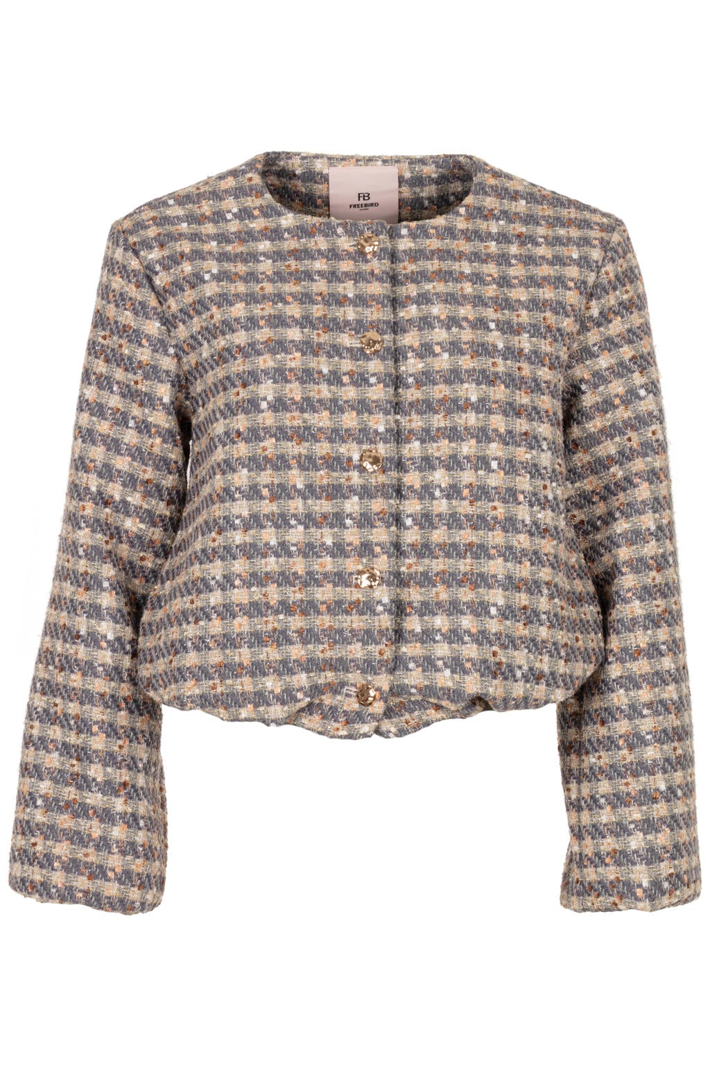 Freebird bomberjack met print - meerkleurig