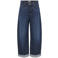 ONLY Onlvanray Mw Loose Fold Up Dnm Cro223 jeans - dark blue denim