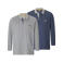 Jan Vanderstorm polo Plus Size - donkerblauw