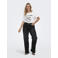 ONLY CARMAKOMA Carjulles reg wide leg dnm tai box jeans - zwart