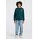 America Today hoodie met backprint - groen/rood