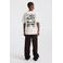 America Today T-shirt met backprint - ecru