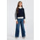 America Today wide leg jeans - dark blue denim