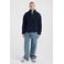 America Today relaxed fit fleecetrui - donkerblauw