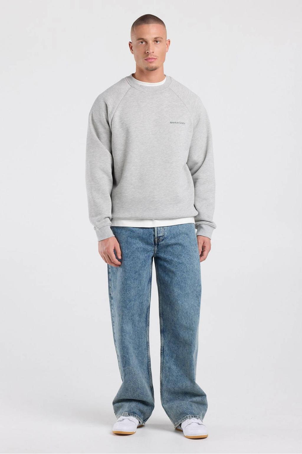 America Today relaxed fit sweater - light grey
