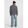 America Today relaxed fit gestreepte gebreide trui - donkerblauw/wit